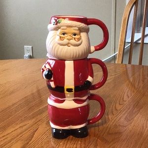 Mr. Christmas Santa Claus Mug Set